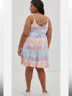 Torrid Pastel Tie-Dye Dress